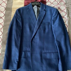 Men’s blue sport coat. Classic cut.